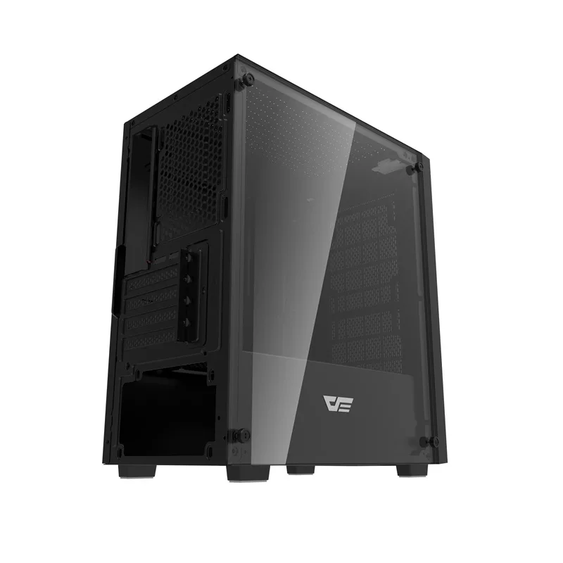 Darkflash M305 Mid-Tower-tietokonekotelo (musta) - ei sisälly tuulettimia