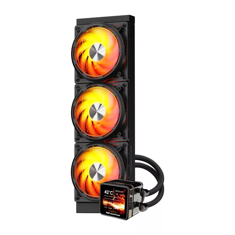 Darkflash DE360 prosessorin vesijäähdytys, musta