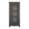 DarkFlash AIRNOVA Mid-Tower-tietokonekotelo musta + 3 x 120mm ARGB-tuuletinta