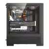 DarkFlash AIRNOVA Mid-Tower-tietokonekotelo musta + 3 x 120mm ARGB-tuuletinta