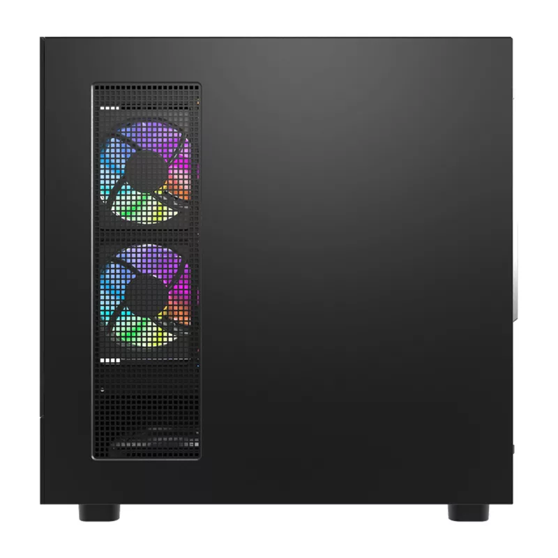 DarkFlash DS950 ATX-tietokonekotelo, 270° panoraamanäkymä, USB-C 3.2 Gen 2, 6 tuuletinta, musta