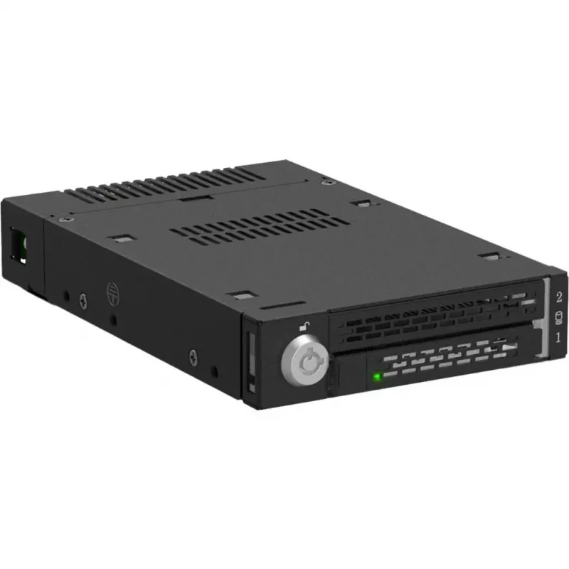 ICY DOCK ToughArmor MB833MK-B V2 M.2 PCIe NVMe SSD liikkuva telakka täysmetalli