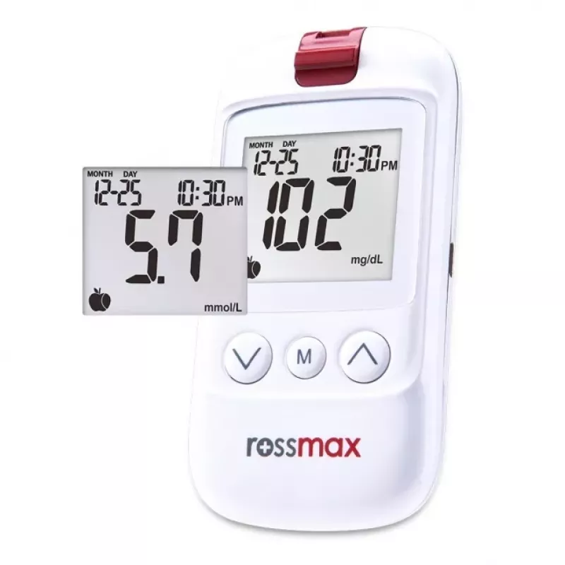 ROSSMAX HS200 BT verensokerimittari Bluetoothilla