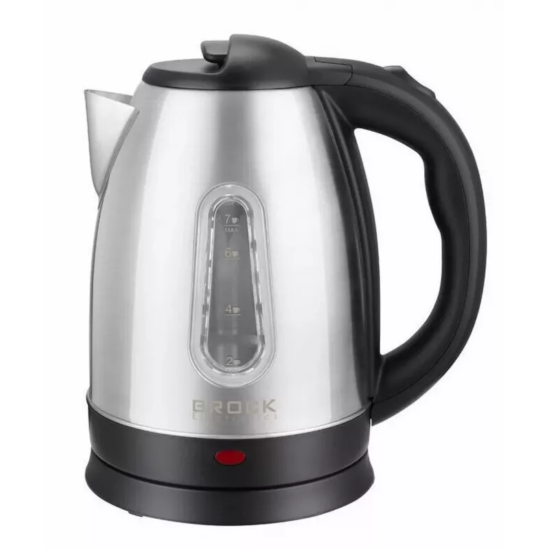 Brock WK 0601 SS sähkökeitin, 1,8 L, 1500 W, ruostumaton teräs