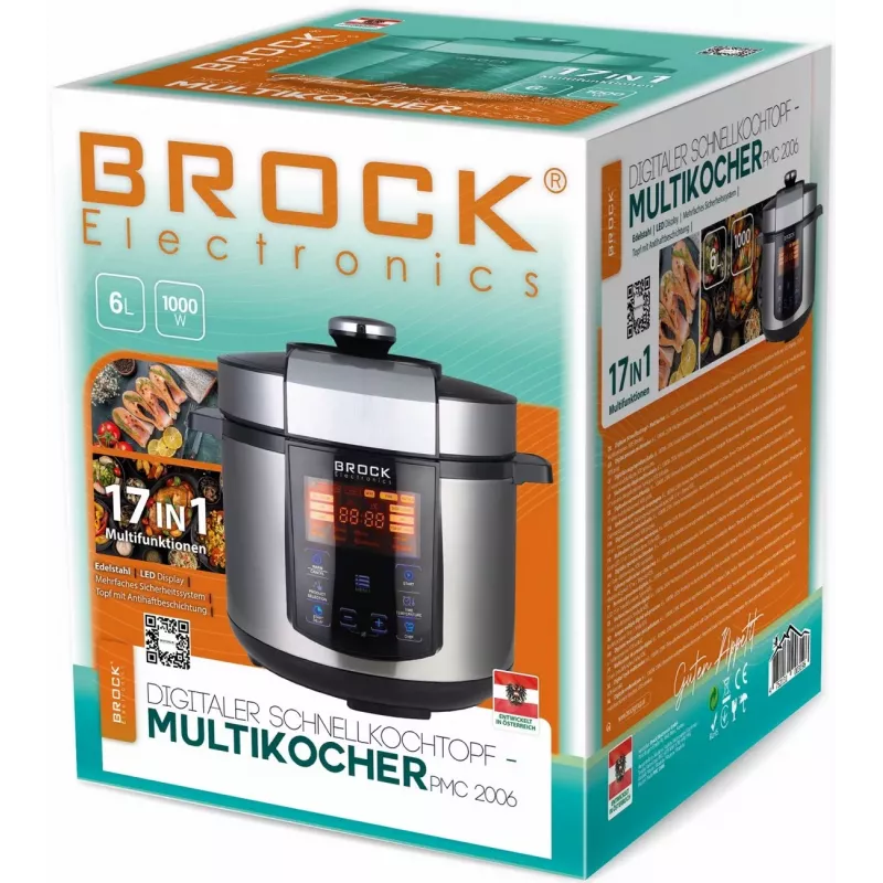 Brock PMC 2006 sähköinen lihamylly 2000W musta/hopea
