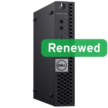 DELL kunnostettu Grade A OptiPlex 7060 Micro Intel Core i5-8500T 8GB RAM 128GB SSD Intel UHD Graphics 630 Windows 11 Pro