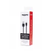 SEEK TOTI USB-A - Lightning, 2m PVC-datakaapeli 2A (non-MFI), musta