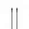 SEEK TOTI USB-C - USB-C 2m punottu kaapeli 3A musta