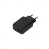 SEEK TOTI 20W Type-C + USB A -seinäpikalaturi, musta