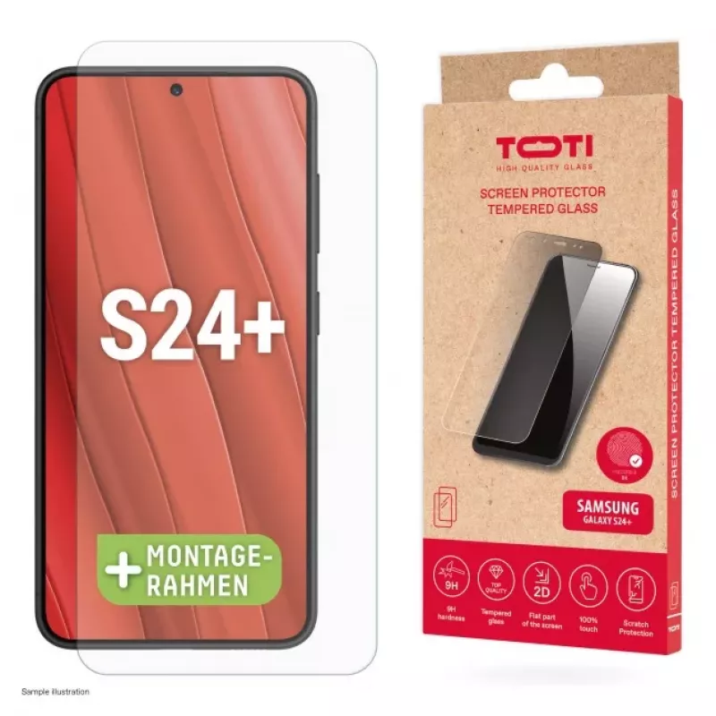 TOTI Tempered Glass 2D -näytönsuojakalvo Samsung Galaxy S24 Plus / S25 Plus