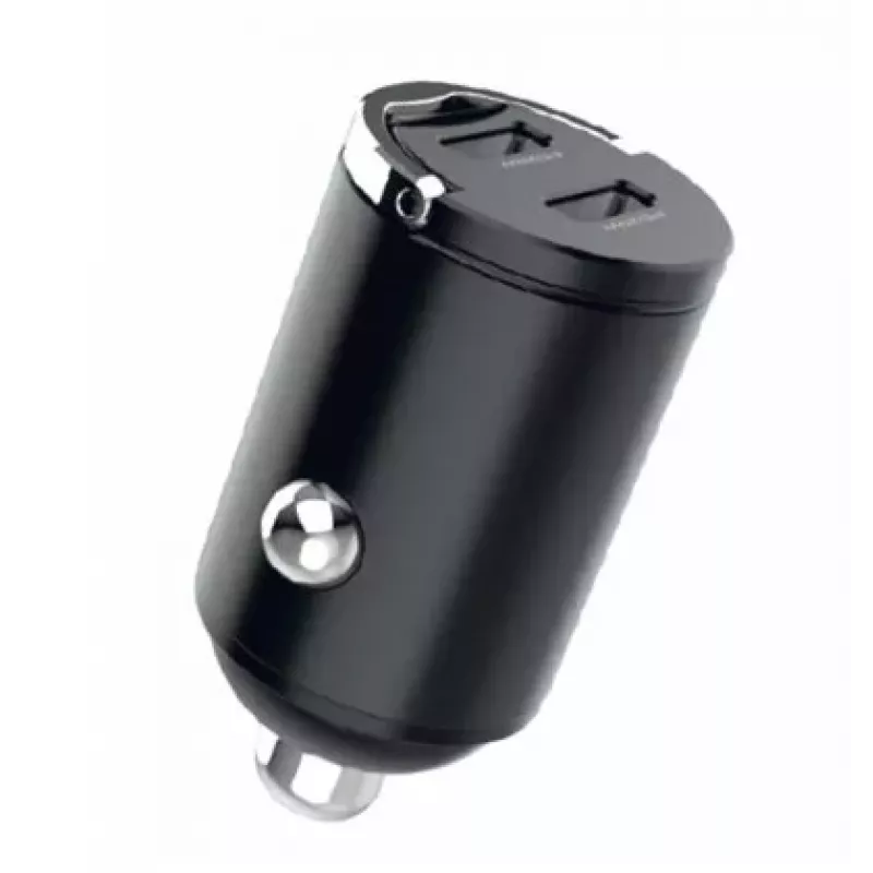 SEEK TOTI 40W Dual Type-C Port Car Fast Charger, musta