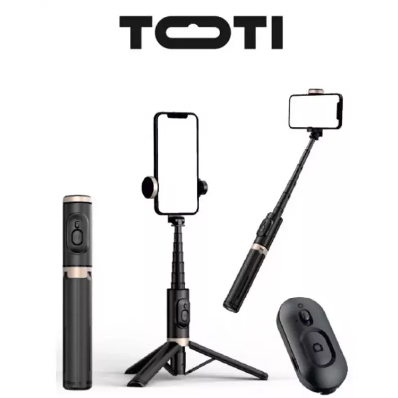 SEEK TOTI selfietikku piilotetulla mallilla ja vakaalla jalustalla Q12, musta