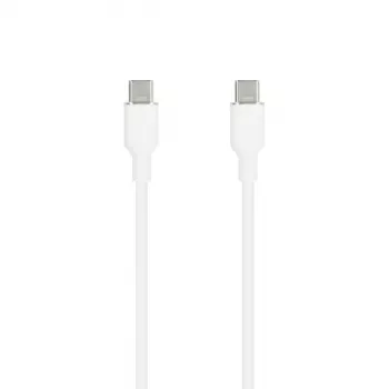 SEEK TOTI USB-C - USB-C -silikonikaapeli 1m 3A valkoinen