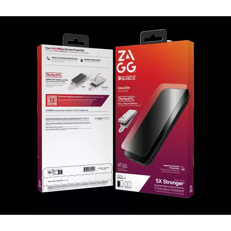 ZAGG Protection Bundle iPhone 17:lle: kotelo MagSafe-yhteensopiva ja näytönsuojakalvo