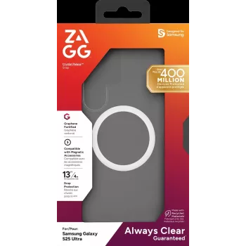 ZAGG Protection Bundle Samsung Galaxy S25 Ultralle: kotelo MagSafe-yhteensopiva ja näytönsuojakalvo