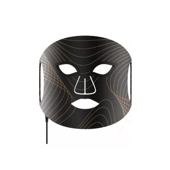 Lunni 7 Colors LED ja lähi-infrapuna valo silikoninen LED-kasvomaski musta
