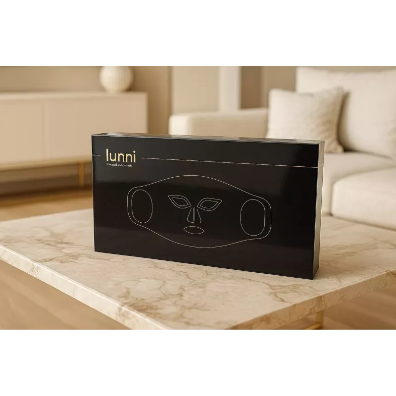 Lunni 7 Colors LED ja lähi-infrapuna valo silikoninen LED-kasvomaski musta