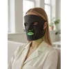 Lunni 7 Colors LED ja lähi-infrapuna valo silikoninen LED-kasvomaski musta