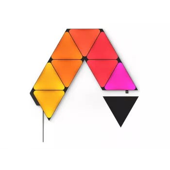 Nanoleaf Shapes musta Triangles -aloituspakkaus (9 paneelia) 42W WiFi