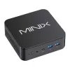MINIX NR660LP Mini PC, AMD Ryzen 5 6600H, 16GB DDR5, 512GB NVMe SSD, Windows 11 Pro, musta