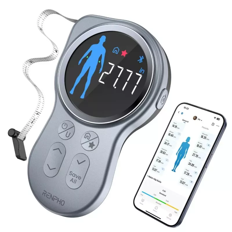 RENPHO Smart Tape Measure+ musta Y002