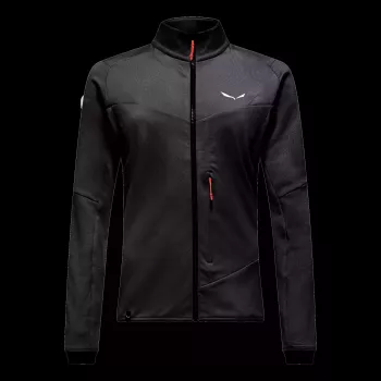 Salewa Sella Crevasse naisten fleece-takki Black Out