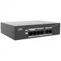 POE KYTKIN NSW2100-6GT-POE-IN 6-porttinen PoE+-kytkin 4-porttisella 10/100Mbps PoE:lla, 1 Gigabit uplink, 1 SFP, 60W budjetti, hallitsematon, pöytä-/seinäasennus