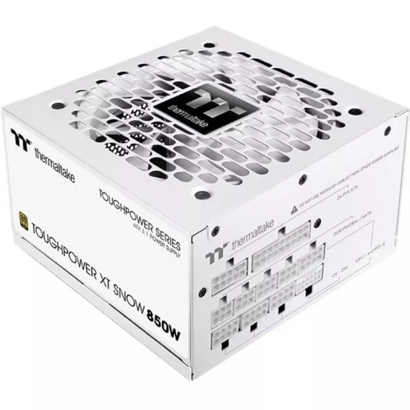 Thermaltake Toughpower XT Snow 850W ATX 3.1 80 PLUS Gold täysin modulaarinen virtalähde