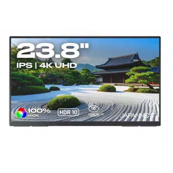 JAPANNEXT 60,5 cm (23,8 tuumaa) JN-MD-IPS238U-C6 4K UHD IPS-näyttö HDMI USB-C Musta