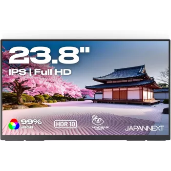 JAPANNEXT 60,5 cm (23,8 tuuman) JN-MD-IPS238F-C6 Full HD IPS -näyttö HDMI:llä ja USB-C:llä, musta