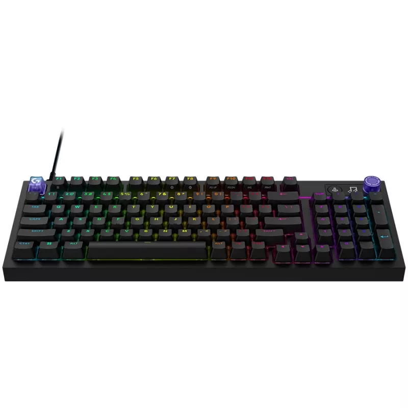 Logitech G316 X 98 pelinäppäimistö, unkarilainen asettelu, musta, johdollinen, Lightsync RGB