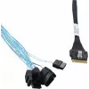 Microchip Adaptec Internal SAS -kaapeli - 1x8 Slim SAS (SFF-8654) - 8x SATA - 0,8 m