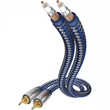 in-akustik Premium audiokaapeli RCA–RCA, 5,0 m