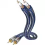 in-akustik Premium audiokaapeli RCA–RCA, 5,0 m