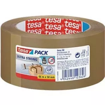 Tesa Ultra Strong pakkausteippi 66 m x 50 mm ruskea PVC