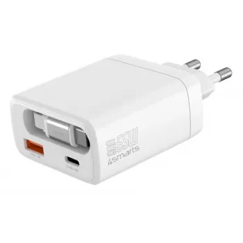 4smarts PDPlug Slim 65W GaN Jojo seinälaturi, valkoinen