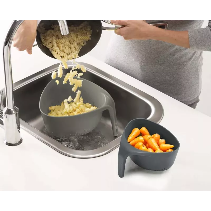 Joseph Joseph Nest Colander Set harmaa 2-osainen