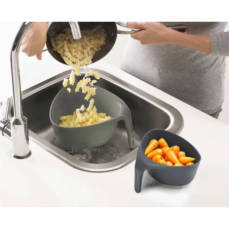 Joseph Joseph Nest Colander Set harmaa 2-osainen