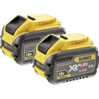 DEWALT FLEXVOLT 18/54V 12.0/4.0Ah akku 2 kpl:n pakkaus