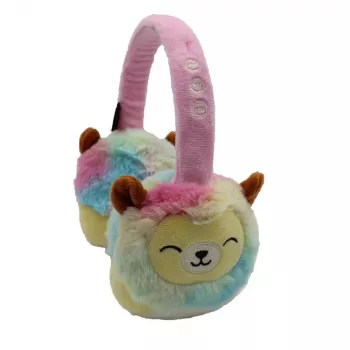 LAZERBUILT Squishmallows Bluetooth-kuulokkeet lapsille, On-Ear, langaton, Leonard The Lion, HMSQM-BT-LEONARD