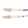 Extralink LC/UPC - LC/UPC -liitäntäkaapeli, monimuoto OM4 Duplex, 1 m