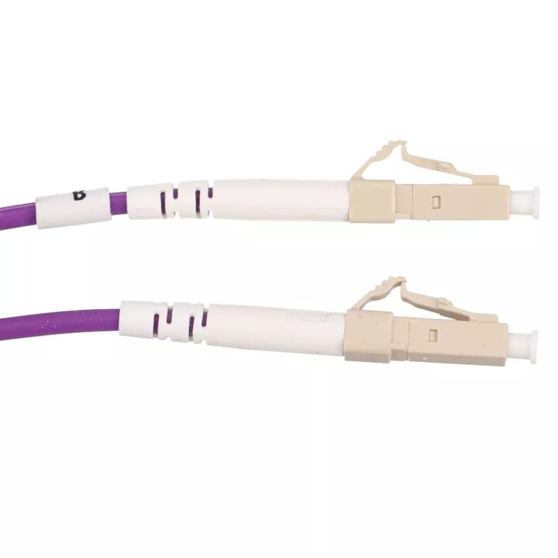 Extralink LC/UPC - LC/UPC -liitäntäkaapeli, monimuoto OM4 Duplex, 3,0 mm, 3 m
