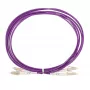 Extralink LC/UPC - LC/UPC -liitäntäkaapeli, monimuoto OM4 Duplex, 3,0 mm, 3 m