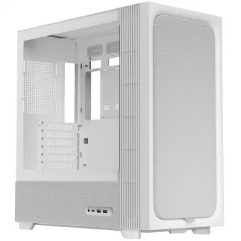 TRYX FLOVA F50 Midi-Tower, ATX, Tempered Glass - valkoinen
