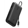 Belkin BoostCharge 10K PD45W Display varavirtalähde USB-C-kaapelilla, 10000mAh, musta