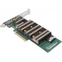 Microchip Adaptec SmartRAID 3204-8i/e 4GB SAS/NVMe 8 porttia PCIe x8 24 Gbps Low Profile RAID-ohjain