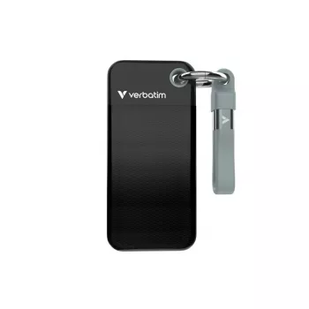 Verbatim Pocket SSD 128GB musta/harmaa USB 3.2 Gen 2 ulkoinen SSD-asema