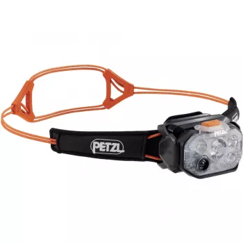 Petzl SWIFT RL otsalamppu musta/oranssi