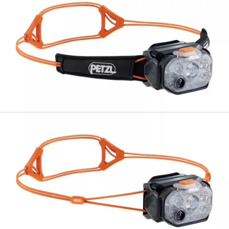 Petzl SWIFT RL otsalamppu musta/oranssi