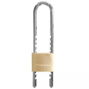 Master Lock 1950EURDCC säädettävä sanka-lukko 50 mm massiivinen messinkirunko avainlukko